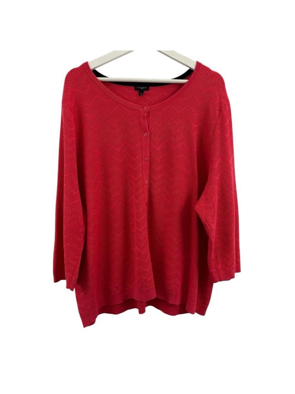 Talbots Women’s Pink Button Cardigan Size 3X